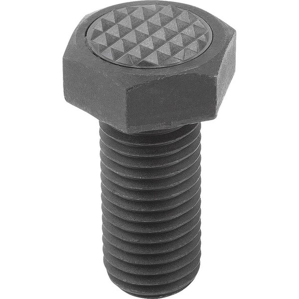 Kipp Gripper Hexagon M06X25 Steel, Comp:Carbide, C=10 K0386.1006